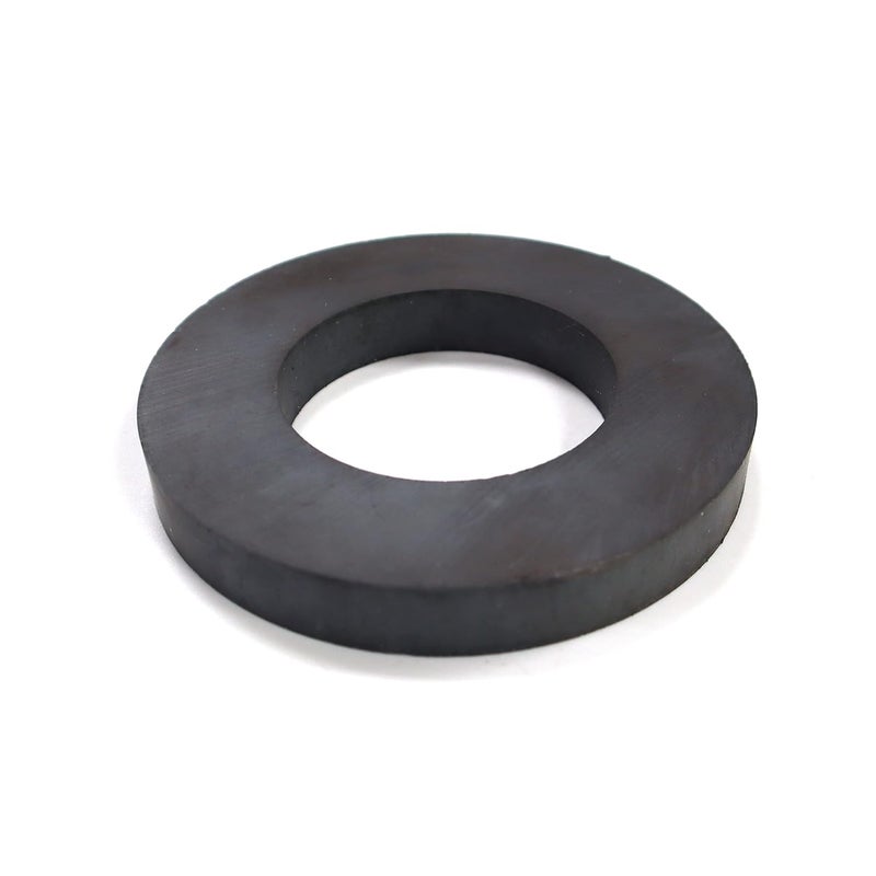 Burnur Ferrite Ring Magnet 4.33In Dia Large Ceramic Ring Magnet with Hole for Science Experiment, Speaker, DIY Projects - Heavy Duty Round Extra Big Magnets - Image 1